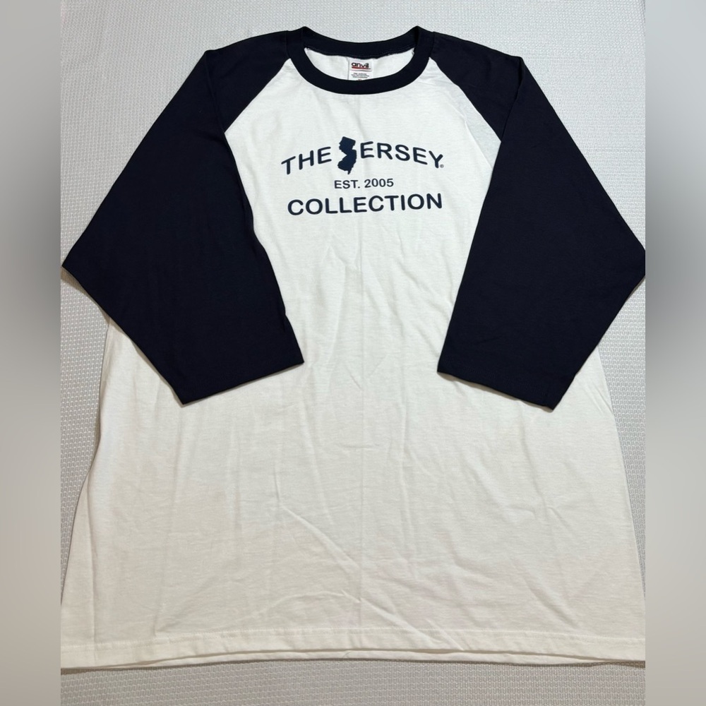 NEW JERSEY baseball t-shirt. Birthday Gift for 2005 babies. Navy Blue, small.